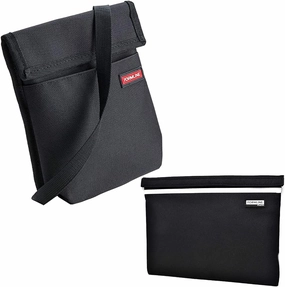 Smell Proof Cross Body Bag - Adjustable Shoulder Pouch and Smell Proof Bag (12"x"9) with Double the Odor Proof Technology