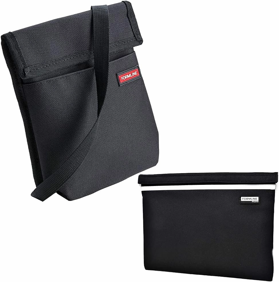 Smell Proof Cross Body Bag - Adjustable Shoulder Pouch and Smell Proof Bag (12"x"9) with Double the Odor Proof Technology