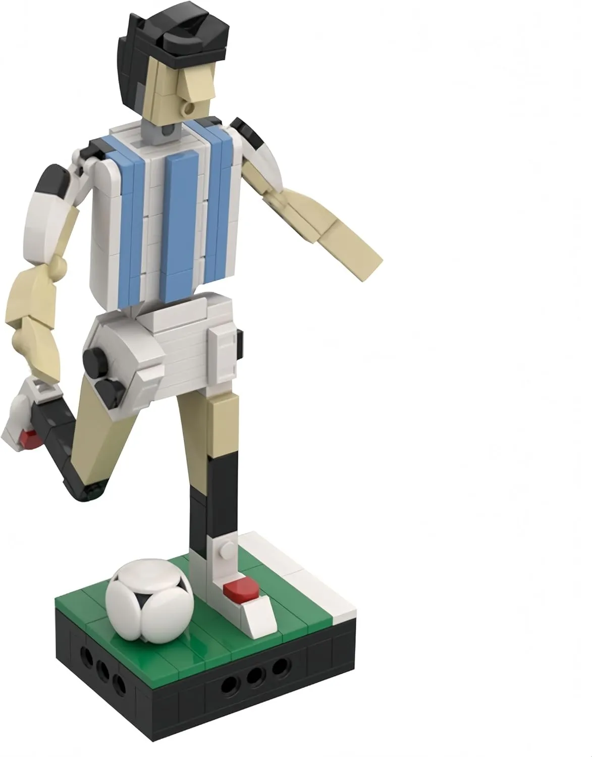 Soccer Ball Player Building Blocks Set，Creative Toy Gifts, Gifts for Football Lovers，198 Pcs