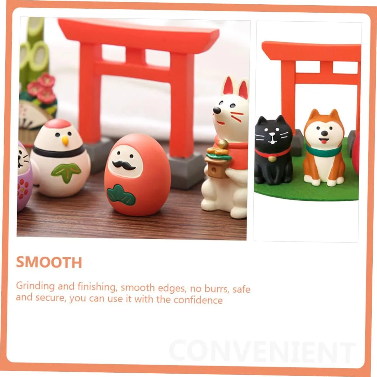 Sosoport 5pcs Resin Miniature Door Fairy Door for Mini House Dollhouse Supplies Mini Landscape Decor