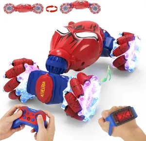Spider Remote Control Car Toys for Boys Girls 6 7 8 9 10 11 12 13  Year Old,4WD Gesture Sensing Stunt RC Car,Hand Controlled Vehicle,Fun Outdoor Toys Coolest Chritmas Birthday Gifts for Kids Teens