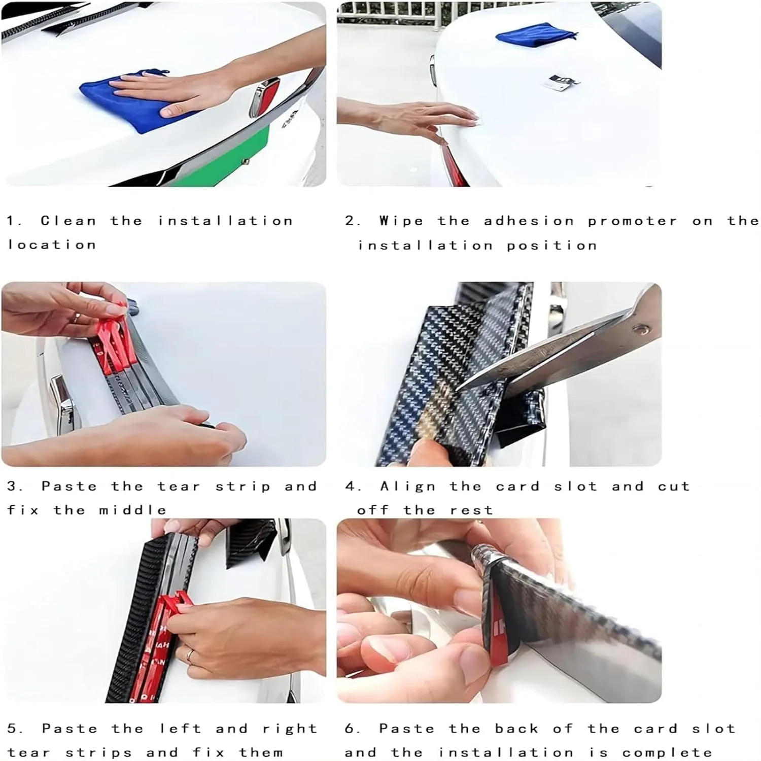 Spoiler for Daewoo Nexia (KLETN, Facelift 2008) 2008 2009 2010 2011 2012 2013, Car Spoiler Waterproof Durable Anti-Collision Easy to Install Car Accessories,Gloss Black