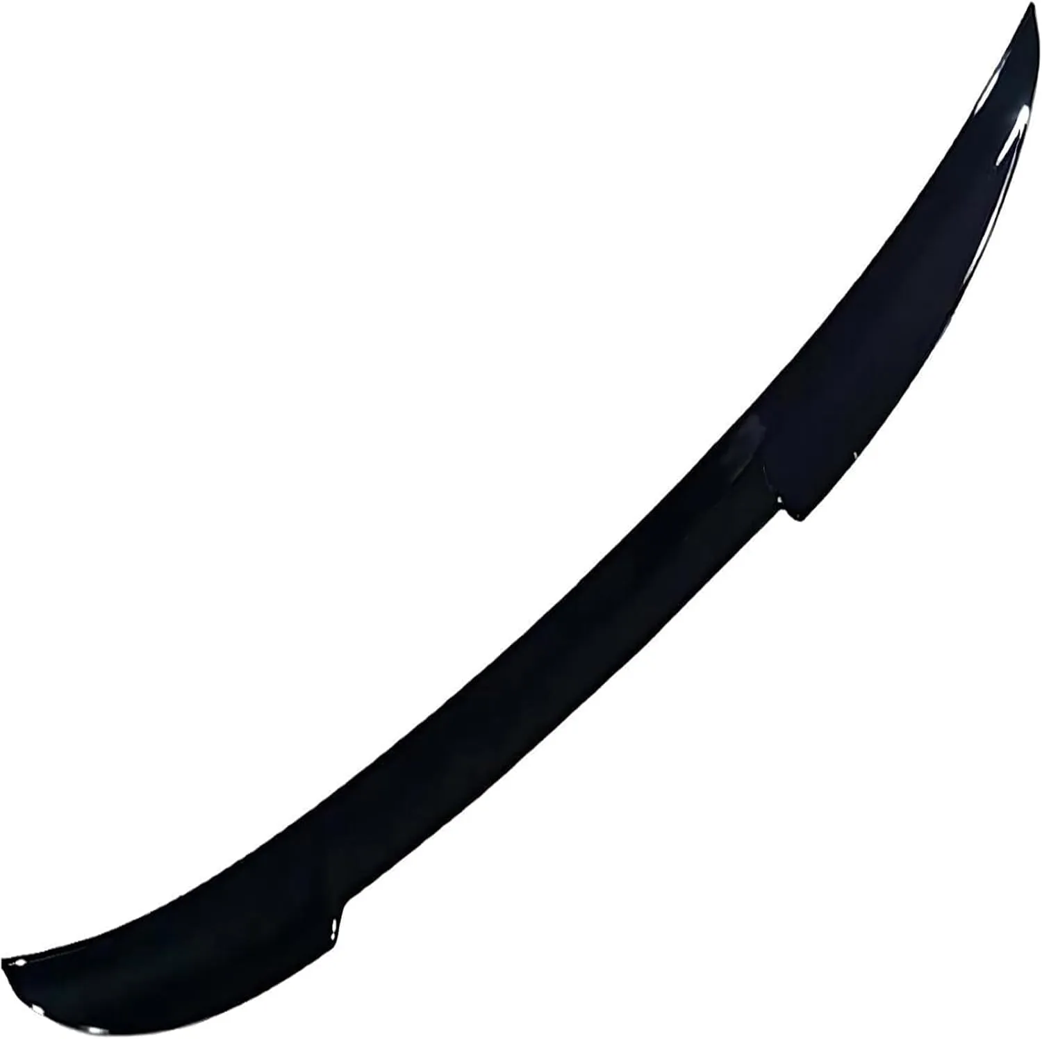 Spoiler for Daewoo Nexia (KLETN, Facelift 2008) 2008 2009 2010 2011 2012 2013, Car Spoiler Waterproof Durable Anti-Collision Easy to Install Car Accessories,Gloss Black