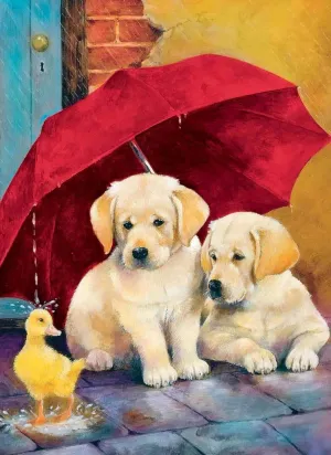 Springbok 60 Piece Children's Jigsaw Puzzle Everything's Ducky - Made in USA