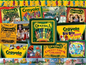Springbok Crayola Tins 400 Piece Jigsaw Puzzle for Adults and Families