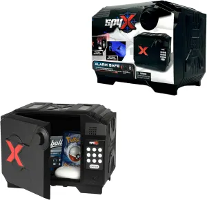 SpyX / Alarm Safe. Top-Secret Gadget for Spy Kids to Protect Your Valuables! Key in Your Secret Code Or Password. Alarm Sounds If Someone Tries to Break in. Stealth Toy Locker for Young Agents!