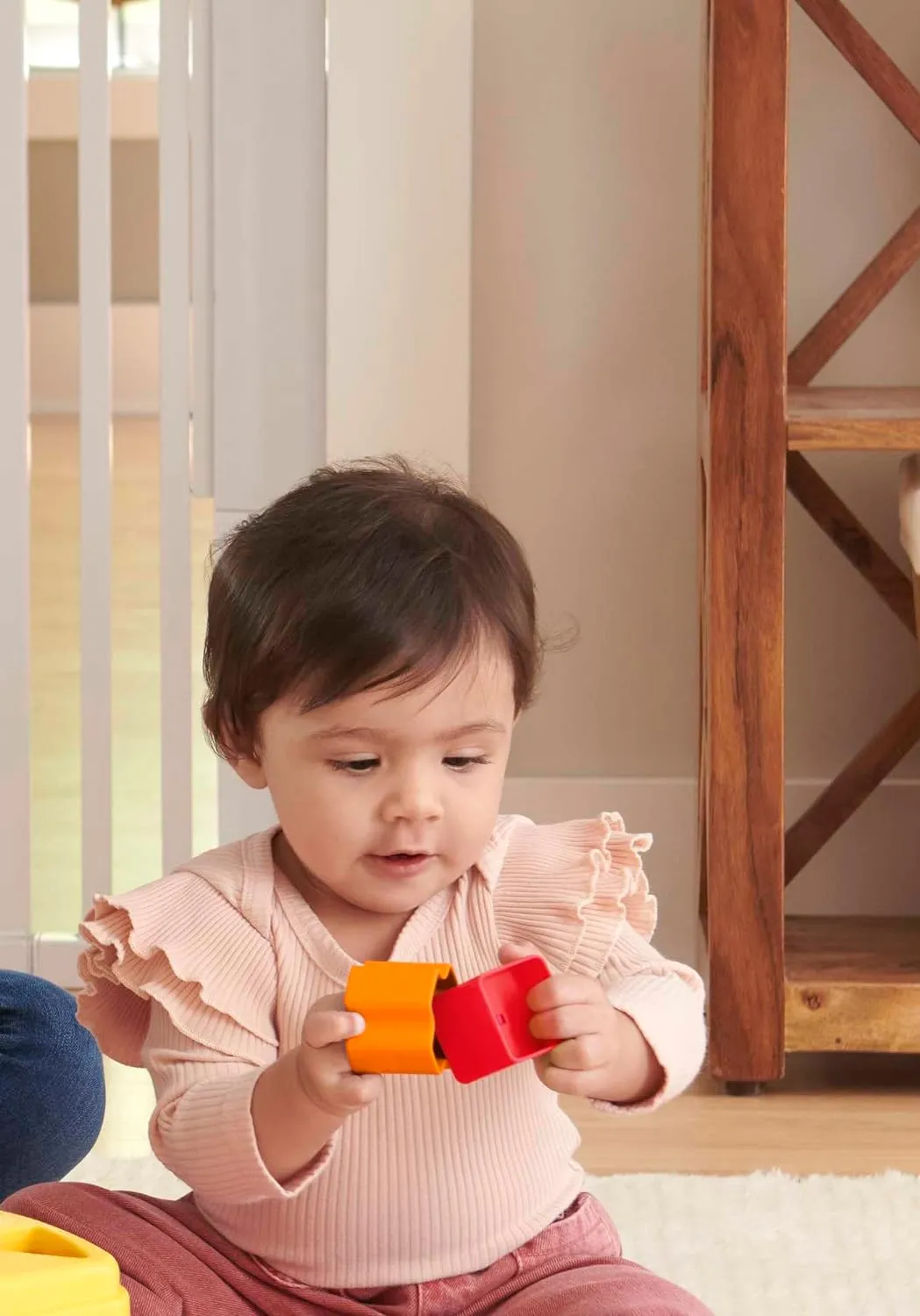 Stacking Toy Baby’s First Blocks Set of 10 Shapes for Sorting Play for Infants Ages 6  Months