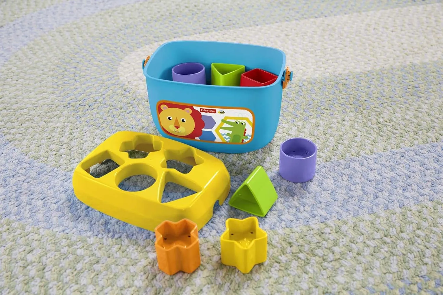 Stacking Toy Baby’s First Blocks Set of 10 Shapes for Sorting Play for Infants Ages 6  Months