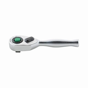 Stahlwille 11111050 1/4-Inch Drive (6.3 mm) Mini QuickRelease Ratchet, 80-Tooth, Reversible, Fine Tooth, Comes with Steel Handle and Quick-Release Safety Lock, For Use in Confined Spaces, L. 90 mm