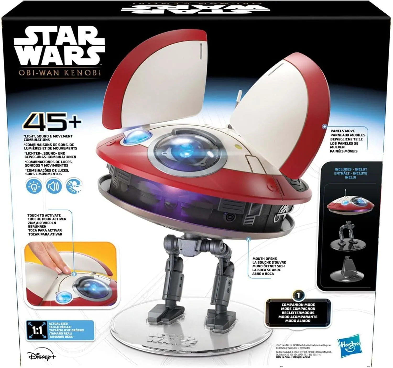 STAR WARS L0-LA59 (Lola) Animatronic Edition,OBI-Wan Kenobi Series-Inspired Electronic Droid Toy,Toys for 4 Year Old Boys and Girls and Up