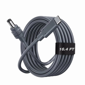 Starlink Mini USB c to dc Power Cable, 100W Input, Waterproof, Compatible with PD Source and Power Banks, Portable Power Cable for Travel, Camping, RV (16.4FT/5M)