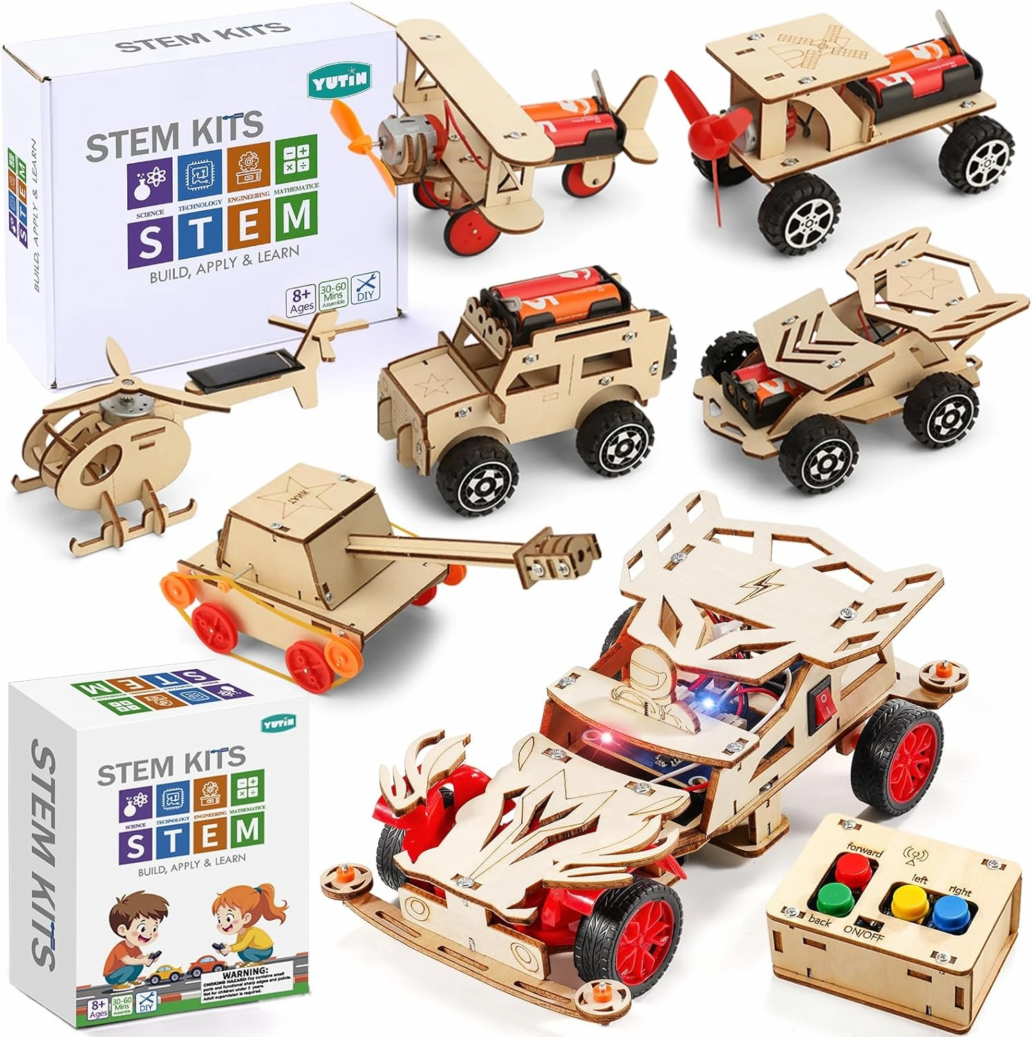 STEM Kits for Kids Age 8-10 10-12,Toys for Boys 8-12, Wood Building Crafts Model Car Kits for Kids Age 8-12,6 7 8 9 10 11 12 Year Old Boys Girls Gifts