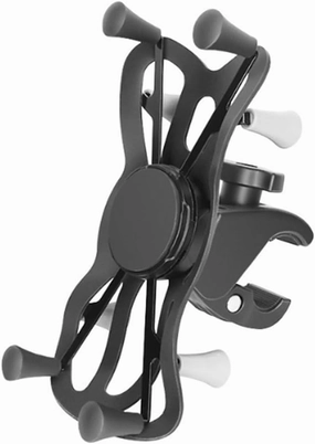 Strg Phone Mount with Clamp for Rails 0.7" to 1.35" in Diameter, Motorcycle Bike Phone Holder for Bike Motorcycle ATV/UTV Handlebar and More Rails (Clamp Pitch Diameter: 0.7" to 1.35")