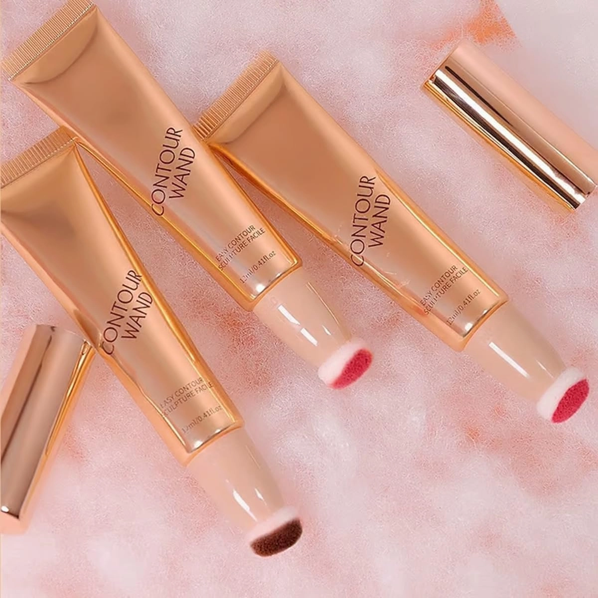 Summaryas Contour Wand & Blush Wand Duo, 2 In 1 Liquid Contour Wand Duo for Women, with Applicator Waterproof (4 5 6)