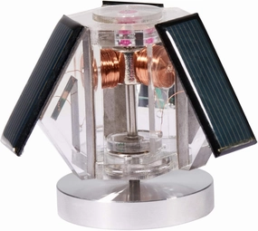 Sunnytech Mini Solar Vertical Mendocino Motor Educational Model Science Physics Toy Home Office Desk Decor QZ08A