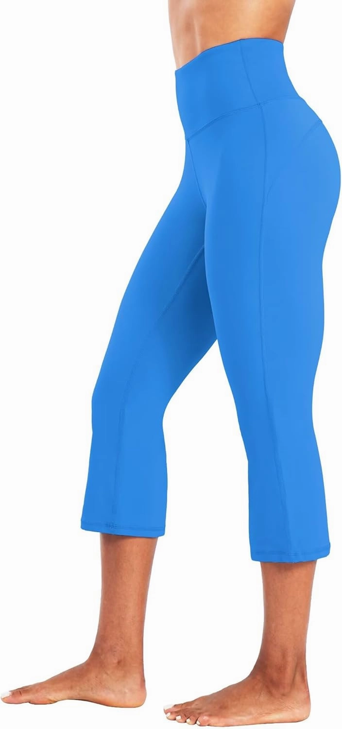 Sunzel High Waist Mini Flared Leggings for Women, Tummy Control Casual Flare Yoga Pants for Yoga Workout Gym