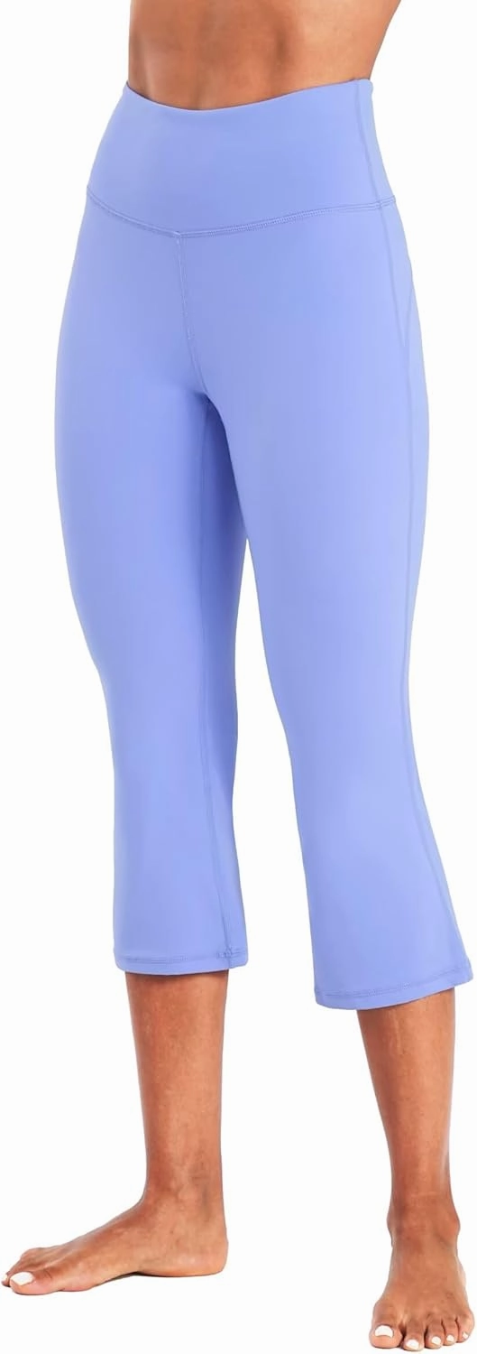 Sunzel High Waist Mini Flared Leggings for Women, Tummy Control Casual Flare Yoga Pants for Yoga Workout Gym