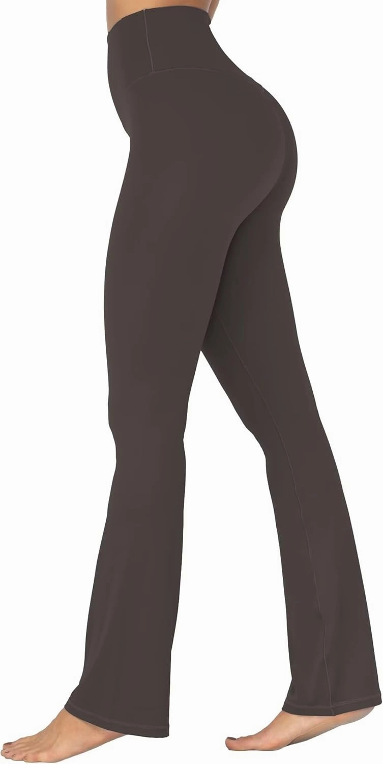 Sunzel High Waisted Mini Flare Leggings for Women, Workout Bootcut Flared Yoga Pants with Tummy Control for Casual Gym