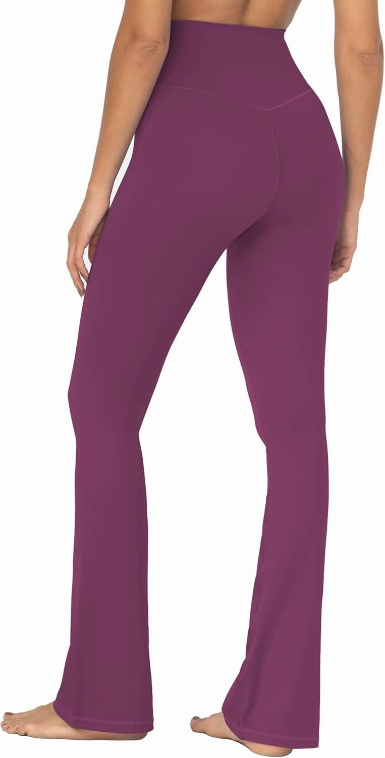 Sunzel High Waisted Mini Flare Leggings for Women, Workout Bootcut Flared Yoga Pants with Tummy Control for Casual Gym