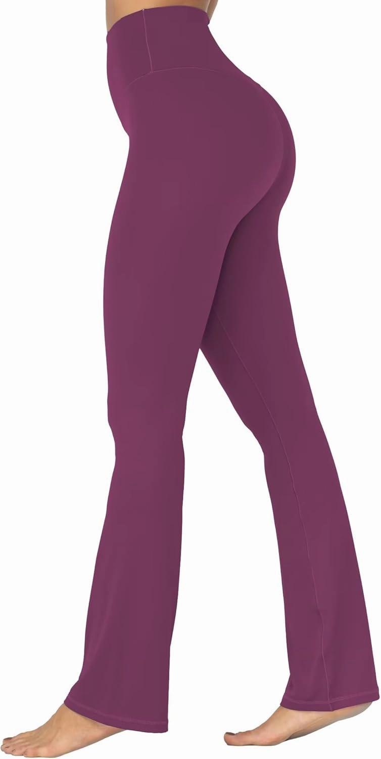 Sunzel High Waisted Mini Flare Leggings for Women, Workout Bootcut Flared Yoga Pants with Tummy Control for Casual Gym