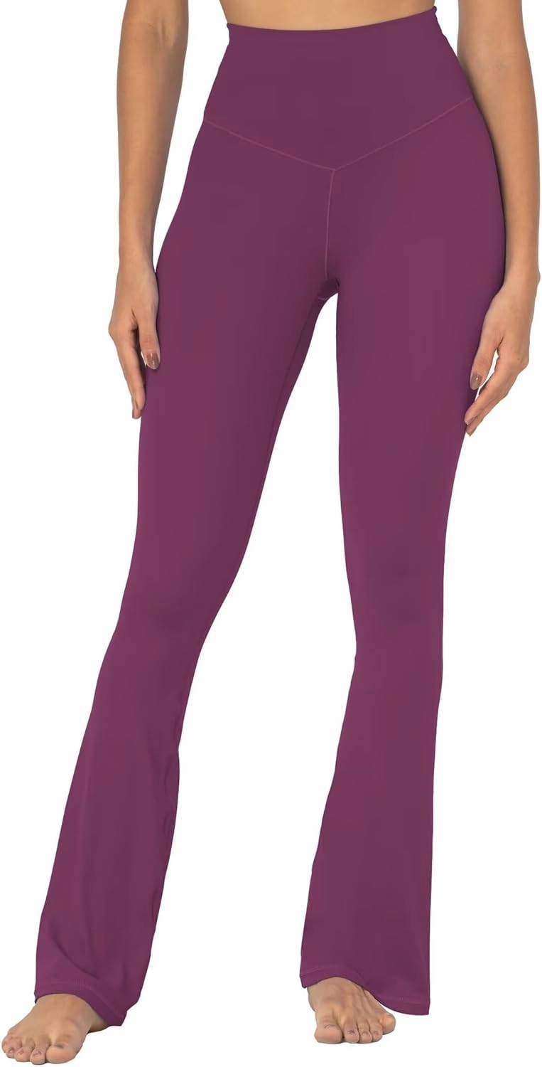 Sunzel High Waisted Mini Flare Leggings for Women, Workout Bootcut Flared Yoga Pants with Tummy Control for Casual Gym