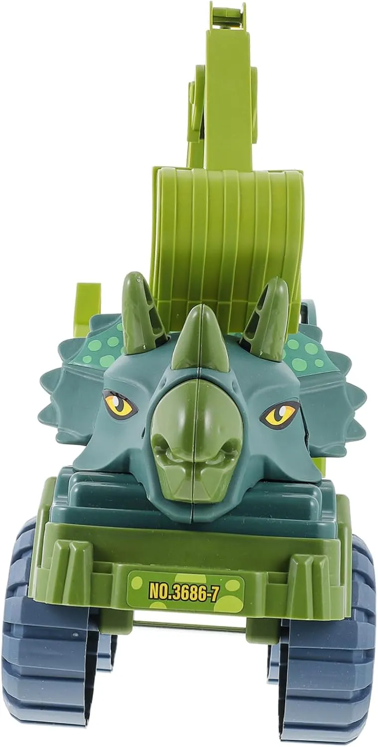 SUPVOX 1 Set Cartoon Dinosaur Pull Back Vehicle for Car Plaything Easy to Hold Play for Home Travel Engaging Educational Fun