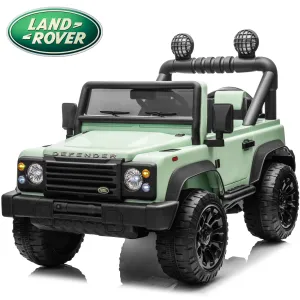SUSIELADY 24V Kids Ride on Car, Licensed Land Rover Defender Volta 5008, with 17" Width Seat, Remote Control, Bluetooth, MP3, Music, for Kids Aged 3 