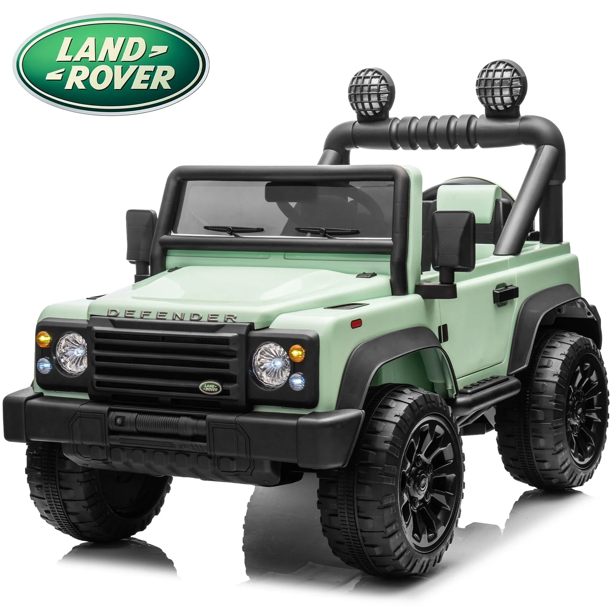 SUSIELADY 24V Kids Ride on Car, Licensed Land Rover Defender Volta 5008, with 17" Width Seat, Remote Control, Bluetooth, MP3, Music, for Kids Aged 3 