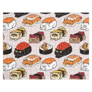 Tasty Sushi 'Cute Persian Cat' Jigsaw Puzzle