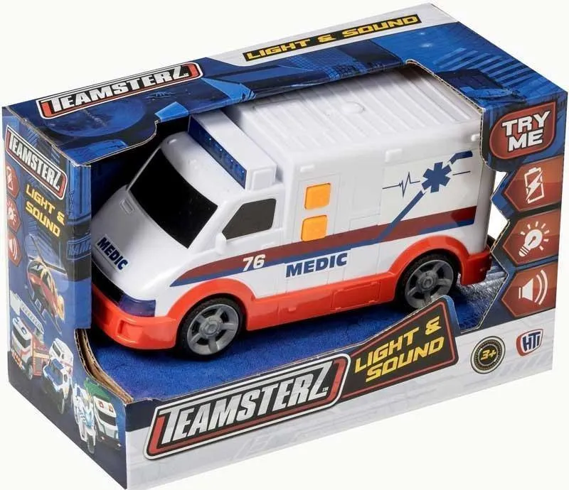 Teamsterz Small Light and Sounds Medic Emergency Vehicle