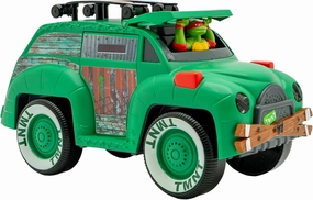 Teenage Mutant Ninja Turtles, Turtle Party Cruiser w/Lights and Sounds, Vintage Styling, Interactive Play, Ages 3 