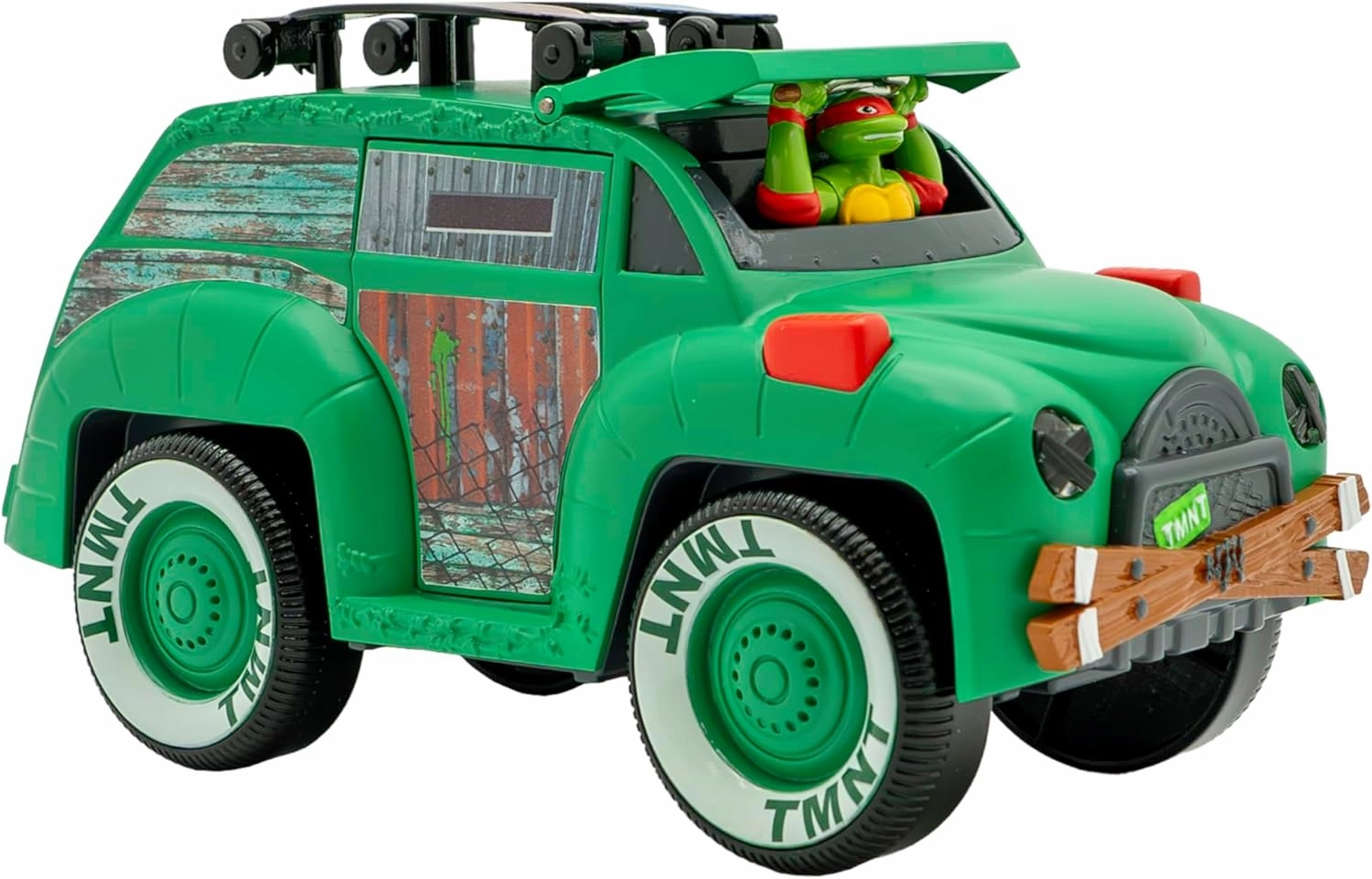 Teenage Mutant Ninja Turtles, Turtle Party Cruiser w/Lights and Sounds, Vintage Styling, Interactive Play, Ages 3 