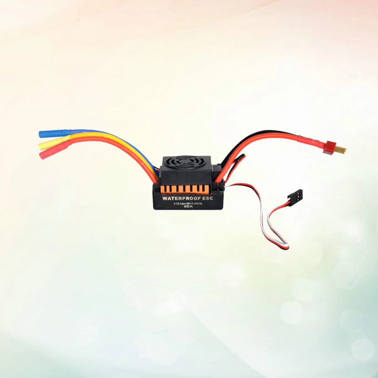 TEHAUX Motor Controller 60a Esc 5.8v/3a Bec Mini Size Controller for 1/10 Car Truck Models
