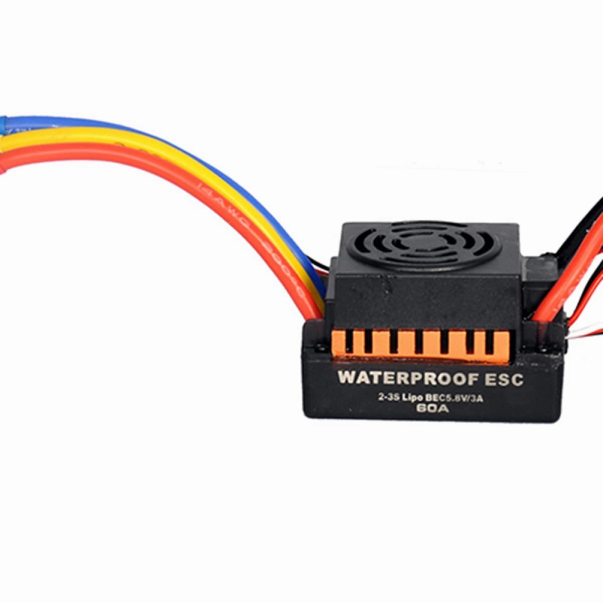 TEHAUX Motor Controller 60a Esc 5.8v/3a Bec Mini Size Controller for 1/10 Car Truck Models
