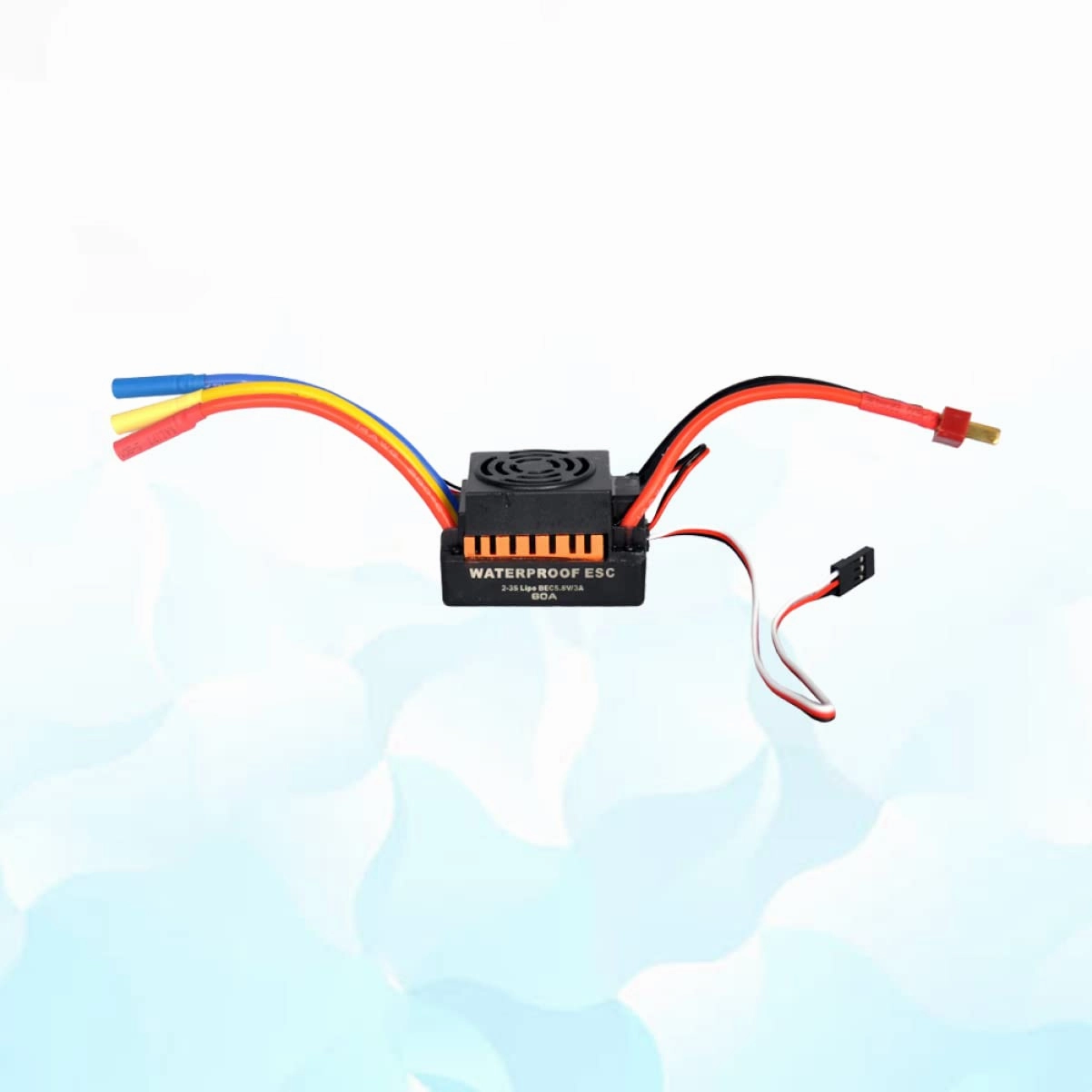 TEHAUX Motor Controller 60a Esc 5.8v/3a Bec Mini Size Controller for 1/10 Car Truck Models