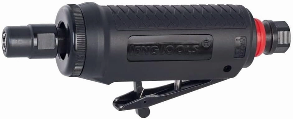 Teng Tools 25,000 RPM Mini Straight Pneumatic Composite Air Die Grinder with Silencer - ARG01