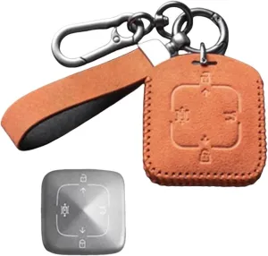 The Compatible For Extremely Krypton 001 Key Case ZEEKR 009 Car NFC Card Case Bag Turned Fur Key Case Buckle(Style 15)