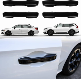 Thenice for 11th Gen Civic Accessories Door Handle Cover Exterior Handle Protection Compatible with Honda Civic 2022-2025, Accord/CR-V/HR-V -Piano Black
