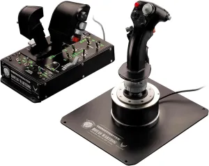 Thrustmaster HOTAS Warthog Flight Stick, Throttle and Control Panel for Flight Simulation, Official Replica of the U.S Air Force A-10C Aircraft (Compatible with PC)