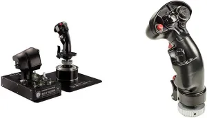 Thrustmaster Hotas Warthog PC Bundle with Thrustmaster VG F/A 18 Grip Add On - PC USB Black Flight Simulation Joystick