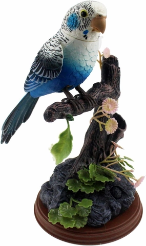 Tipmant Eelctric Birds Talking Parrots Electronic Pets Office Home Decoration Recording & Playback Function, Pen Holders Kids Toys (Single Parrot)