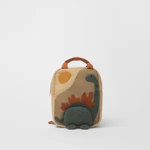 Toddler Dinosaur Backpack – Cute Canvas Kids' School Bag for Kindergarten