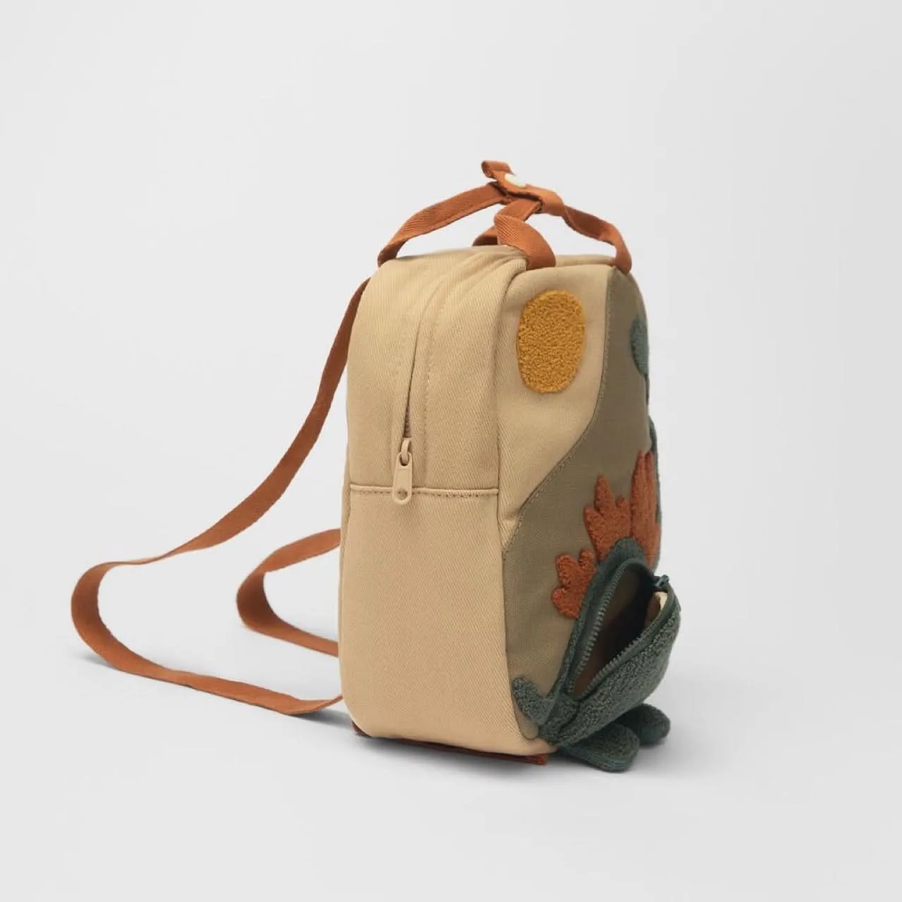 Toddler Dinosaur Backpack – Cute Canvas Kids' School Bag for Kindergarten