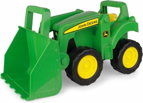 TOMY Big Scoop John Deere Tractor Toy with Loader - Officially Licensed John Deere Tractor Toys - 15 Inch - Toddler Sand Toys Ages 3 Years and Up