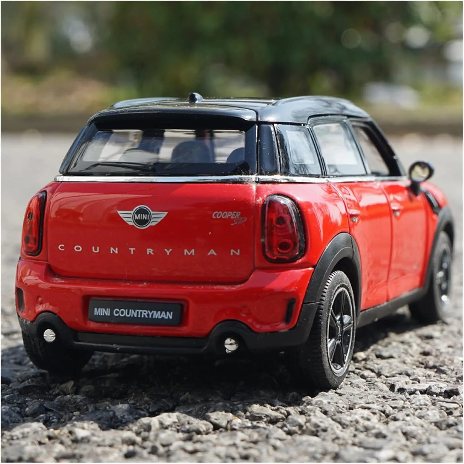 Toy car Model 1:24 Toy Car Mini for Countryman Diecast Alloy Car Model for Mini Coopers Pull Back Toy (Color : Blue)