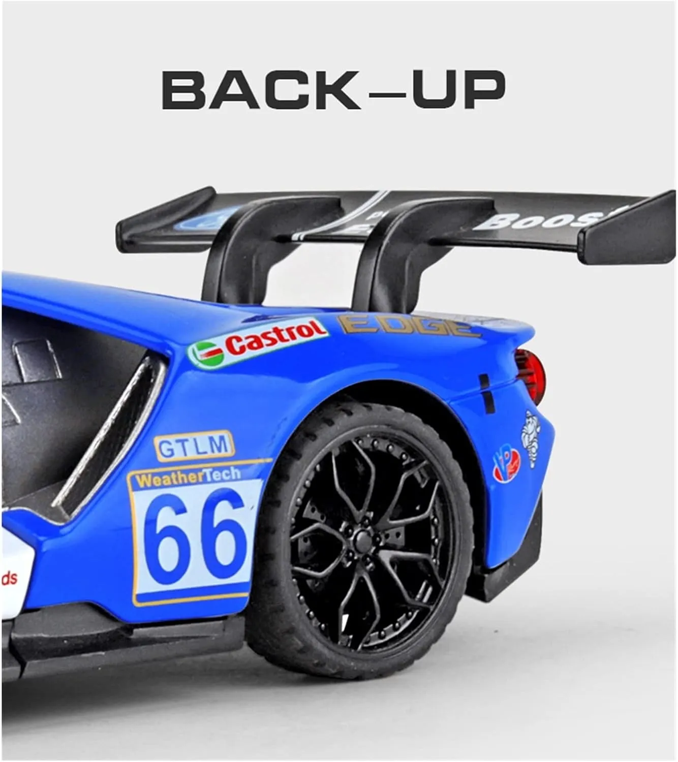 Toy car Model 1:32 for Ford GT Le Mans V8 Race Car Alloy Car Model Diecasts with Light Sound Toys for Children (Color : 6)