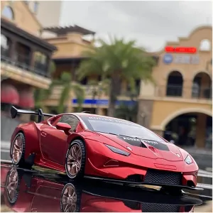 Toy car Model 1:32 for Huracan ST EVO Alloy Sports Car Model Diecast Toy Sound Light Collection Kids Gift (Color : E5)