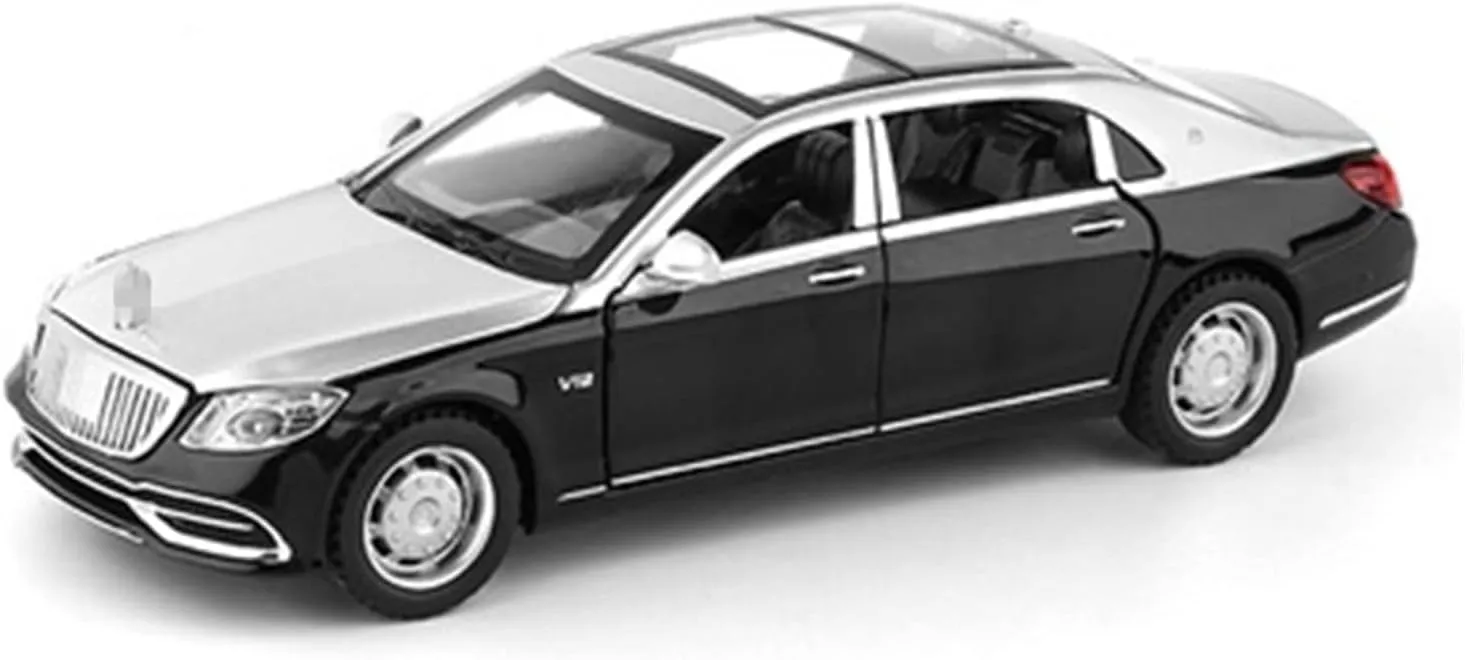 Toy car Model 1:32 for Maybach S650 Luxy Car Alloy Car Model Diecasts Toy Simulation Sound and Light Kids Gift (Color : B2)