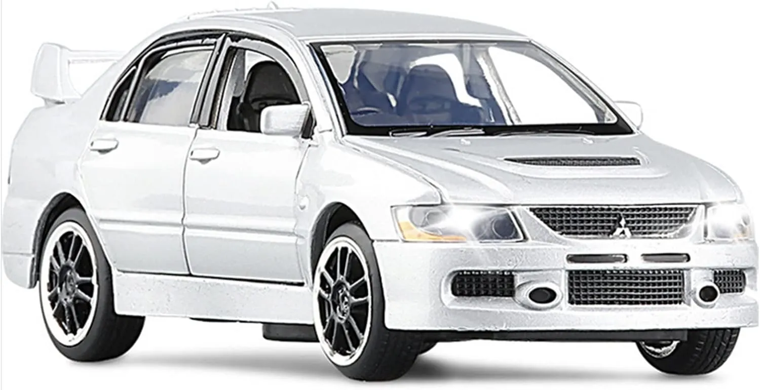 Toy car Model 1:32 for Mitsubishi Lancer Evolution IX 9 Alloy Racing Car Model Diecast Toy Kids Gift (Color : F6)