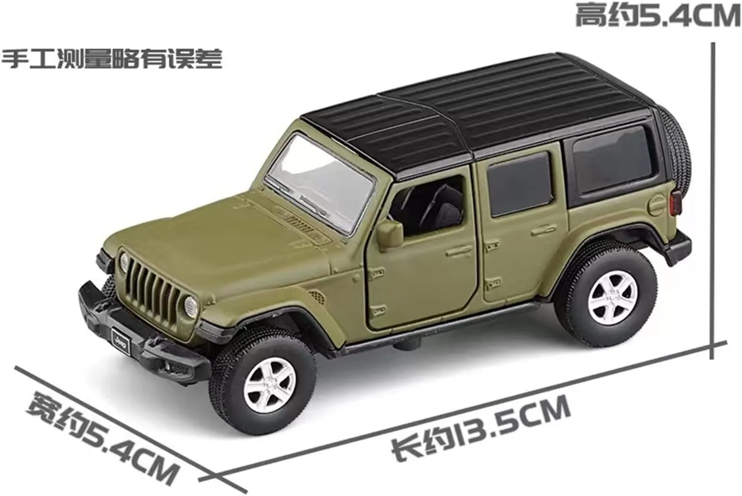 Toy car Model 1:36 for Jeeps Sahara Wrangler Simulation Car Model Alloy Toys Collection Gift Car Kids (Color : Blue)